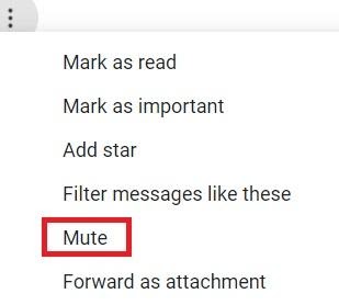 mute کردن در ایمیل