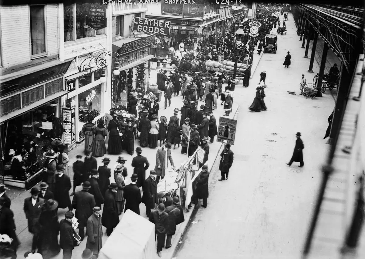 خرید سال نو در نیویورک (۱۹۱۰)
