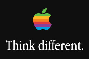 شعار تبلیغاتی شرکت اپل 