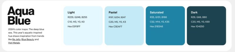 پینترست پالت‌ رنگ‌های ترند ۲۰۲۴ را معرفی کرد 3