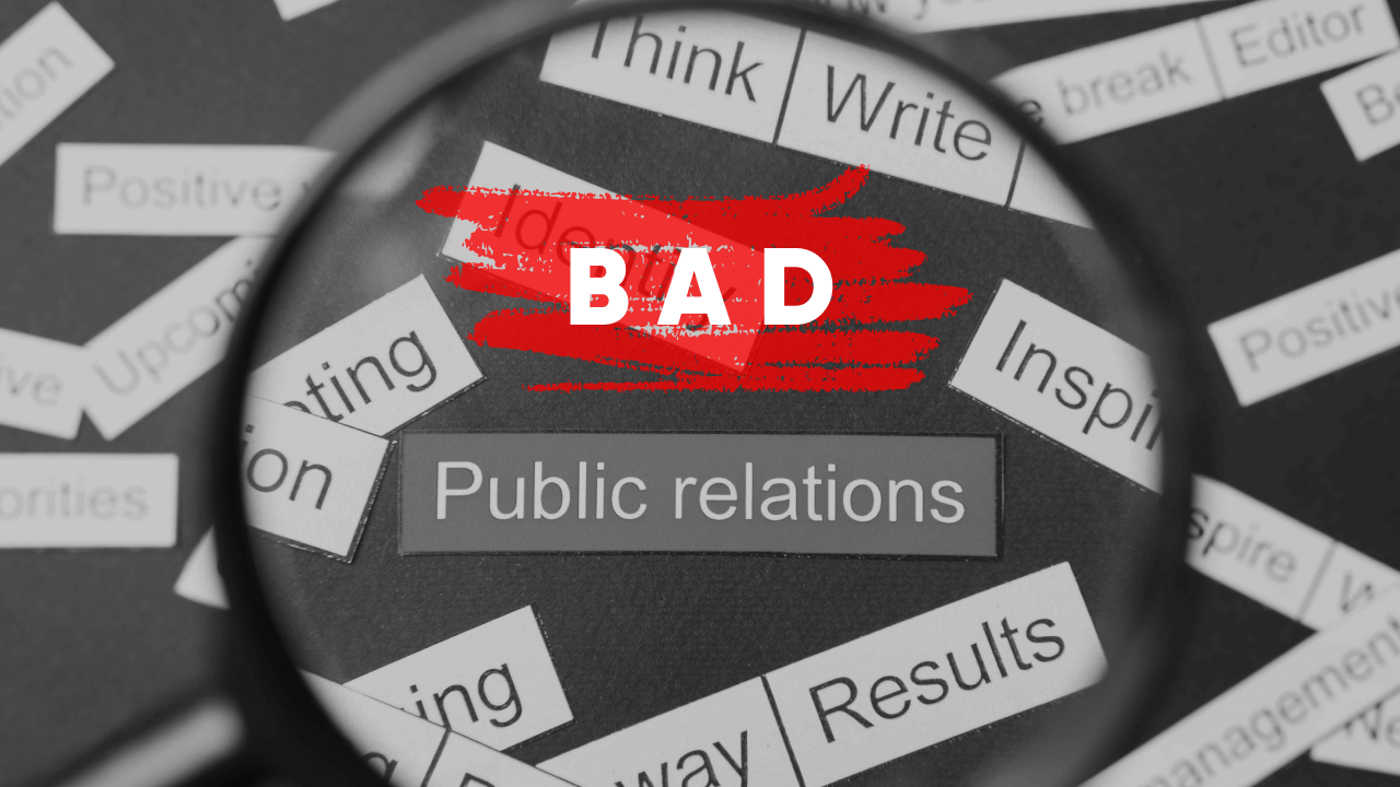 شش استراتژی عبور از Bad PR