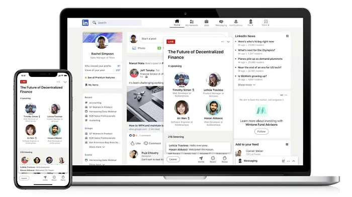 لینکدین قابلیت رویداد صوتی (Live Audio Events) را حذف می‌کند 1
