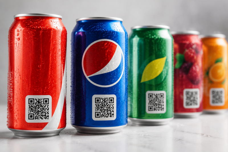 برندهای بزرگ نوشیدنی، QR کد جزئیات مواد اولیه را به قوطی محصولات اضافه می‌کنند